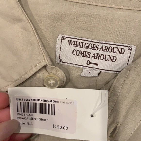 🚨NWT🚨What Goes Around Comes Around Button Down - Picture 2 of 4